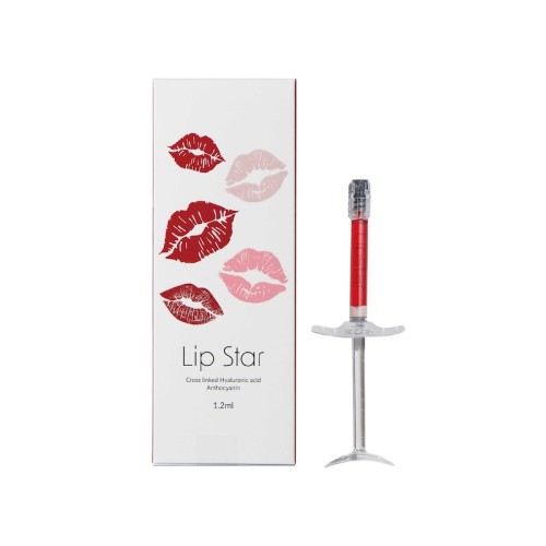 Lip Star 1.2ml x 1 syr Lip Filler Lip contour