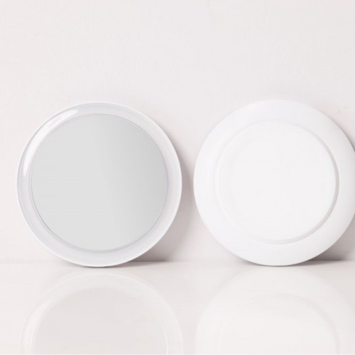 New Portable Eyebrow Drawing Tool Pocket 7X Magnification Rechargeable Suction Cup LED Makeup Mirror