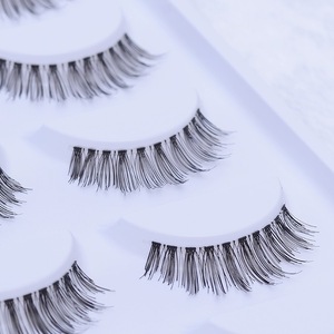 100% human hair made false eyelash various style