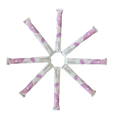 100% Organic Cotton Tampons Applicator Biodegradable Tampons Eco Friendly Tampon Pour Savon Artisanal