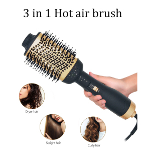 1000W Negative Ion Hair Dryer Brush One Step Hair Dryer And Volumizer Hot Air Brush Styler