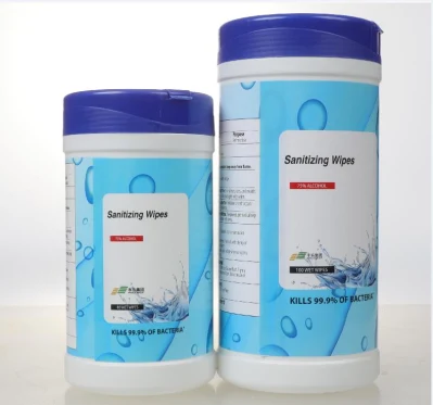 10/20/40/50/60/80/100PC Customized Hand Sanitizing Disposable Wet Wipes Disposable Disinfecting Antibacterial Disinfectant Wet Wipes Sanitizer Wipes75% Alcohol
