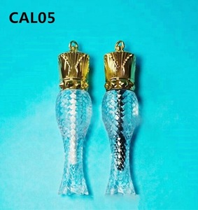 2019 New arrival gold crown cap empty custom cosmetic unique  Mermaid mascara lip gloss container bottle tube with brush