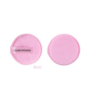 3pcs/bag Hot Selling Makeup Remover Sponge Makeup Remover Tools Microfiber Makeup Remover Pads With Custom Logo