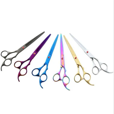 7inch Straight Handle Hair Cutting Scissors Barber Professional Hairdressing Scissor