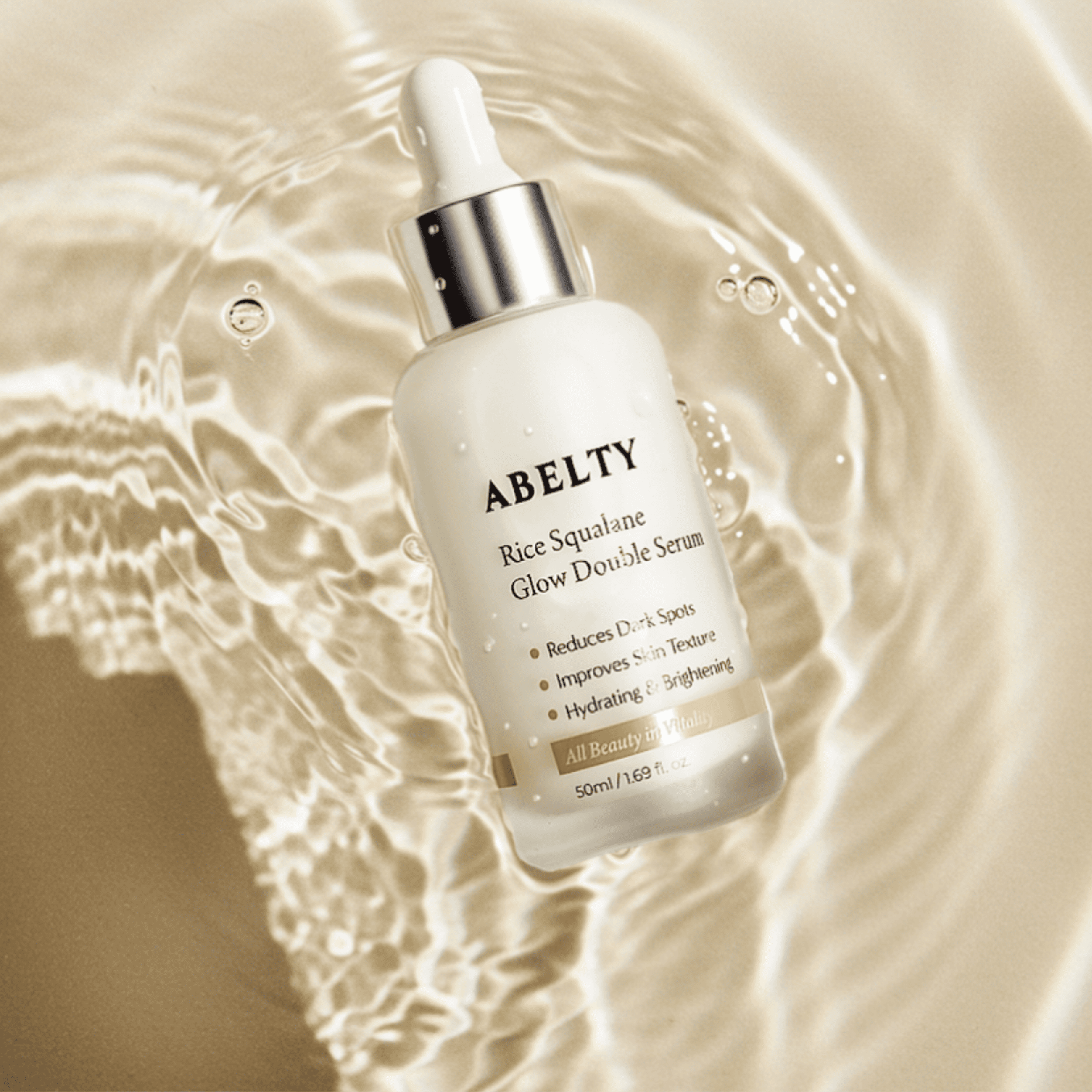 ABELTY RICE SQUALANE GLOW DOUBLE SERUM