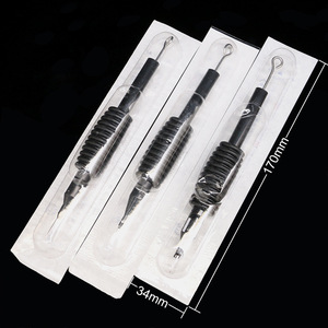 AI-Aiheogae TG3211 High Quality 19mm Disposable Tattoo Machine Grips With Needles