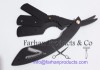 ALL BLACK BARBER SALON STRAIGHT CUT THROAT SHAVING RAZOR SHAVETTE RASOIRS RASOI