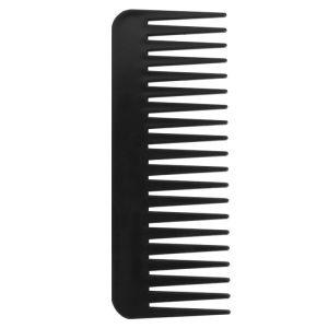 Amazon hot sale professional hair massage comb wide tooth hair comb plastic