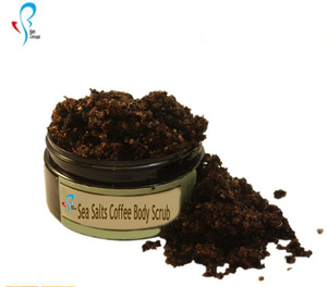 Arabica coffee exfoliating whitening coffee body scrub