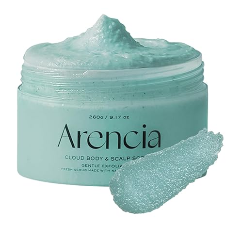 Arencia Fresh Cloud Sea Salt Body &amp; Scalp Scrub (Mint)