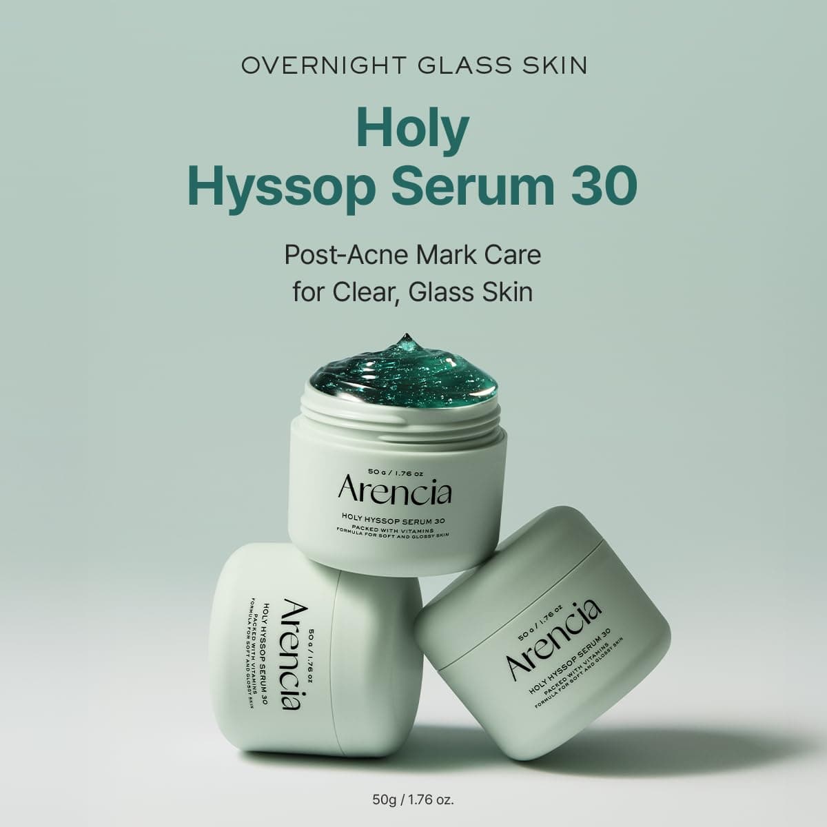 Arencia Glow Hyssop Overnight Face Mask Serum