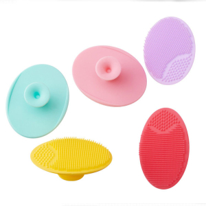 Baby silicone bath rubbing massage brush baby silicone bath brush baby shampoo face wash brush children bath care supplies