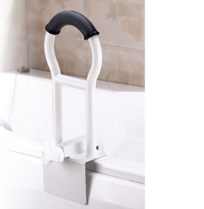 Bath safety BATHTUB GRAB RAIL/BAR W/TPR HANDLE POWDER COATED "Taiwan product"