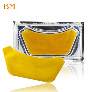 Best Selling Anti-Aging Collagen Silicone Crystal 24K Gold Neck/Face/Lip/Eye/ Forehead Mask