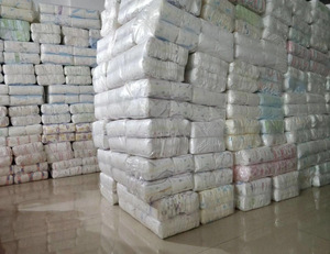 china factory good discount disposable baby diapers/nappies baby diapers in bales in stocklot
