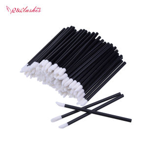 container packing white flocked pad disposable lip brush applicator