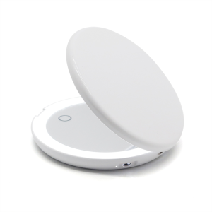 Crystal pocket mirror lighted makeup mirror compact pocket