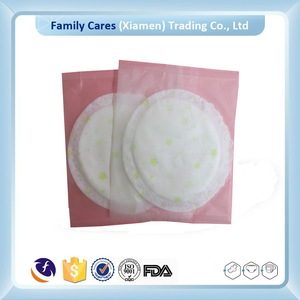 Disposable breathable ultra thin soft free sampele breast feeding pads nursing pads