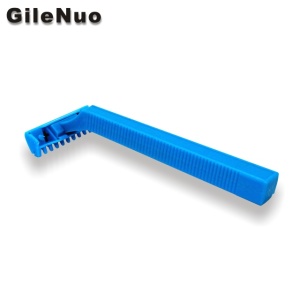 Disposable hospital single edge blade shaving razor