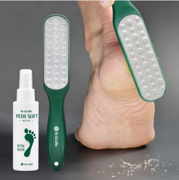 Dr.Kralle 2-piece Foot exfoliator kit (foot care file &amp; Softner)