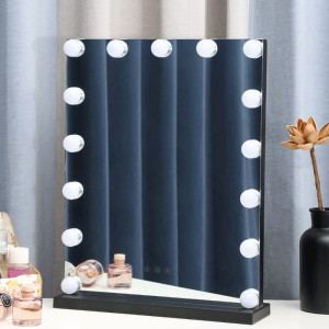 Fashion beauty table mirror haircut mirror with LED lights makeup