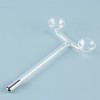 High Frequency Led Light Therapy Double mushroom electrotherapy tube Beauty Skin Tightening Facial Massage Wand