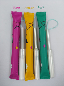 High Quality Imported Applicator Tampons with Three Different Package Bag