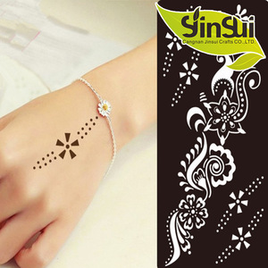 hot sale low price henna sticker tattoo stencils