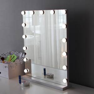 LED Lighted Hollywood Makeup Vanity Mirror Table Top