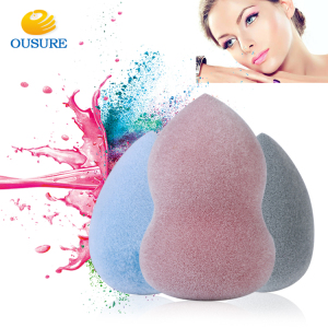 Microfiber Fluff Surface Cosmetic Powder Puff Velvet Makeup Foundation Sponge