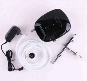 Mini Airbrush With Air-Compressor Kit Use Body Art Set