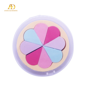 Multi colors private label beauty accessories sponge powder puff