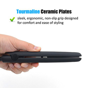 New Mini Hair Straightening Irons Practical Portable Ceramic Hair Straightener Curler Iron straight Curl perm DUAL use