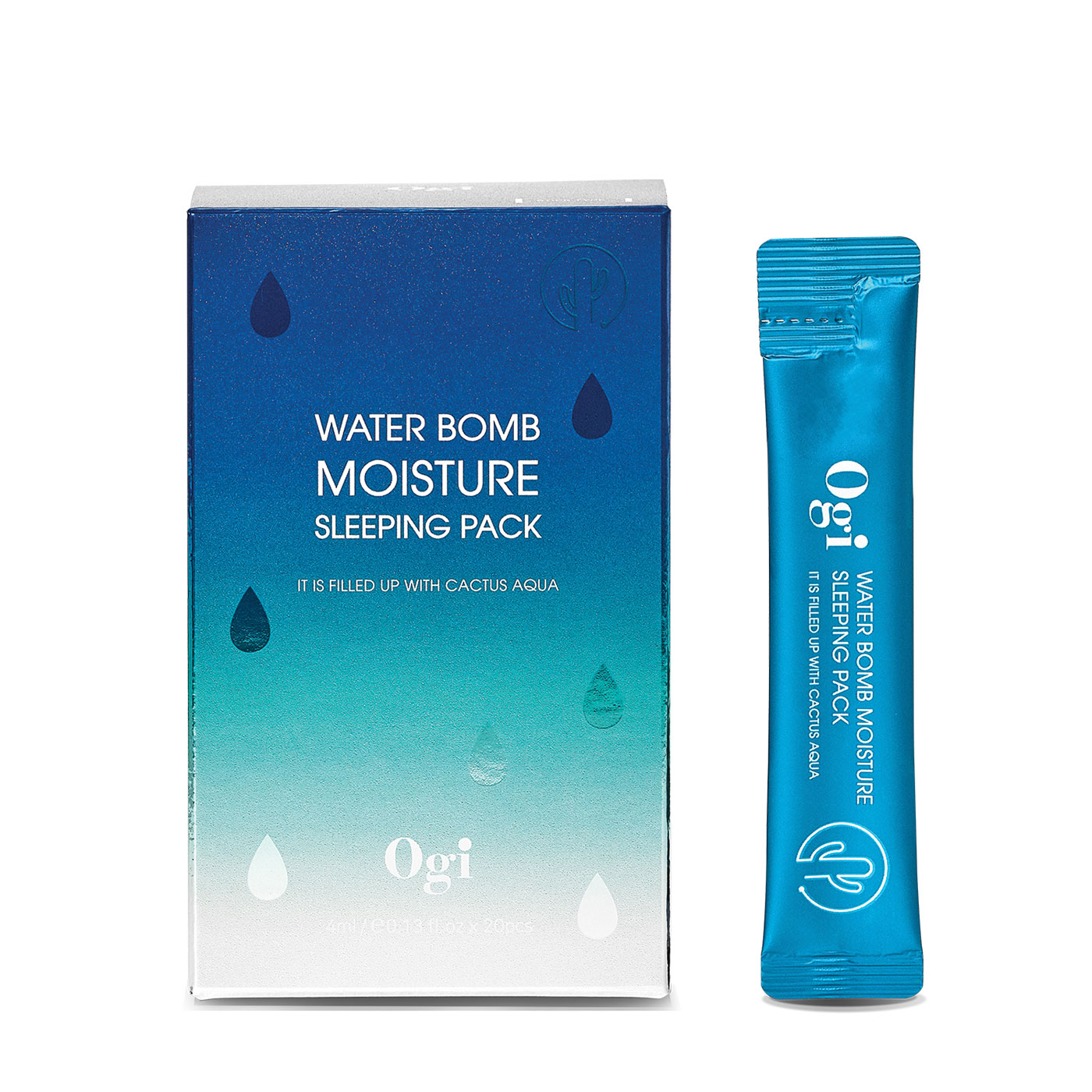 Ogi WATER BOMB MOISTURE SPEEPING PACK 4ML * 20PCS