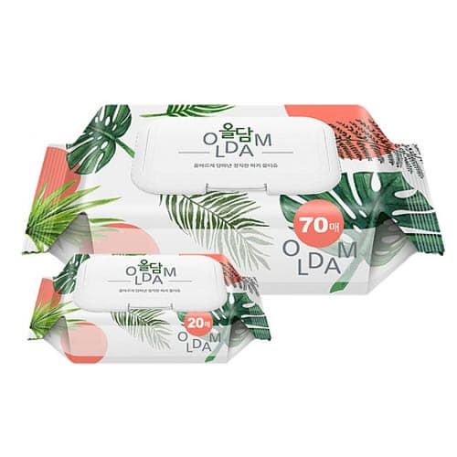 Oldam Monstera Baby Wet Wipes Portable Type