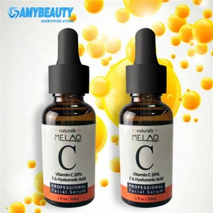 Private Label 20% Vitamin C and Hyaluronic acid anti aging skin care serum