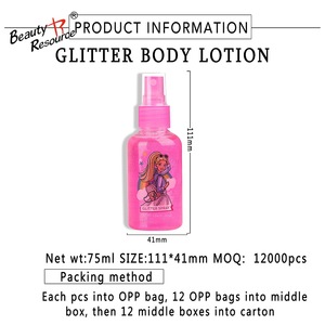 Private Label 75ml Spray Products Body Face Glitter Spray Moisturizing Glitter Spray