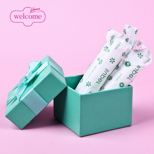 Private Label Certified Organic Cotton Nasal Tampon Brands , Light Regular Super Absorbency Tampons