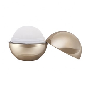 Promotional Silver Metallic Ball Lip Balm