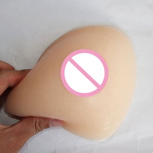 Silicone prosthesis breast form for cosplay transvestite