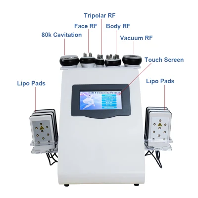 Slimming Machine vacuum Cavitation Machine 6 in 1 40K Ultrasonic Cavitation System Machine