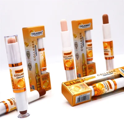 Tailaimei Custom Make up Organic Beauty Collagen Concealer Pencil OEM Long Lasting Matte Makeup Concealer Stick for Women