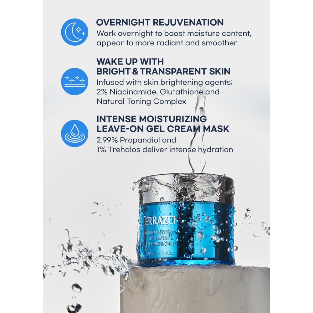 TERRAZEN Aqua Recharge Whitening Sleeping Mask