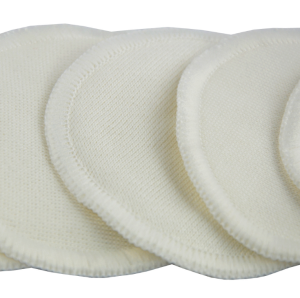 Washable facial  reusable bamboo cotton face pads pack with cotton mesh bag