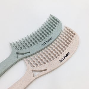 Wheat-Straw Plastic Hotel Hair Comb Personalized Disposable Plastic Hotel Comb Wholesale Hotel Distributes Hair Comb