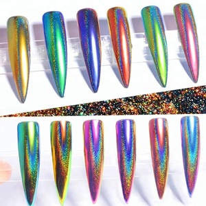 Wholesale Beauty Supply 2019 Holographic Acrylic Nail Mermaid Powder