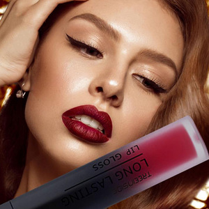 Wholesale high quality  cosmetics long lasting lipgloss makeup liquid lipstick  makeup private label matte lipstick