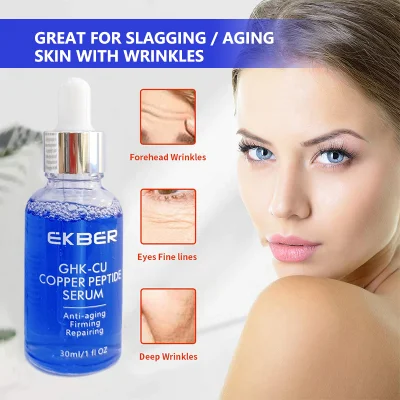 Wholesale Multi-Function Anti-Aging Repair Blue Copper Peptide Face Serum