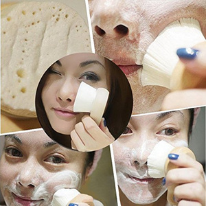 Yixing Face Cleansing Brush Facial Skin Care Tool, pore wash cleaner (Wooden handle)